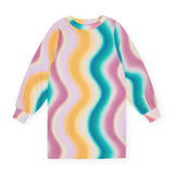 Molo Corvina Sweatshirt Dress ~ Spray Waves