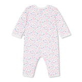 Petit Bateau l/s Floral Print Romper ~ Multi