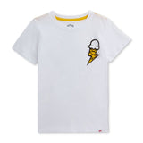 Appaman Boys Ice Cream Bolt Graphic s/s Tee ~ White