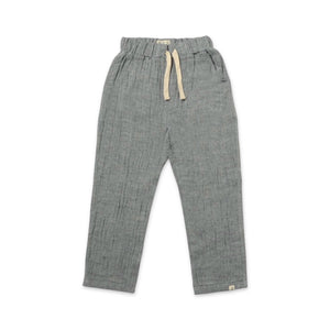 Me & Henry Baby Bosun Gauze Pants ~ Blue Grey