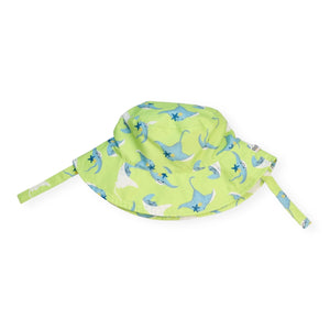 Zoocchini Baby/Toddler Printed Bucket Hat ~ Sid the Stingray
