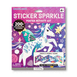 Mudpuppy Unicorn Magic Sticker Sparkle Poster Activity Kit