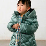 Mayoral Baby Girl Long Puffer Coat ~ Bayleaf