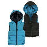 Appaman Boys Reversible Puffer Vest ~ Blue Jewel