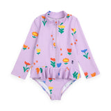 Bobo Choses Baby Garden Party Swimsuit ~ Lavender