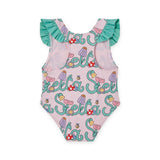 Stella McCartney Baby Girl Stella Lettering Swimsuit ~ Pink Multi