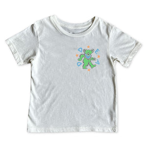 Rowdy Sprout Grateful Dead Kaleidoscope Bears s/s T-shirt ~ Vintage White