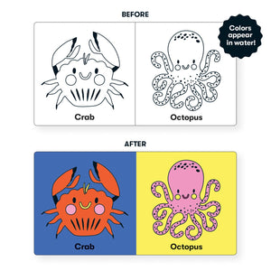 Color The Ocean Color Magic Bath Book