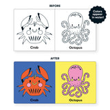 Color The Ocean Color Magic Bath Book