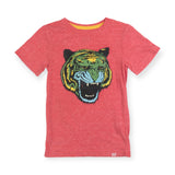 Appaman Boys Graphic Tee ~ Tiger/True Red Heather