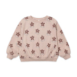 Rylee + Cru Baby Oversized Sweatshirt & Wide Leg Sweatpants Set ~ Daisy/Rosewood