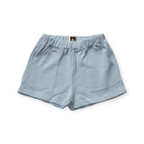 Petite Hailey Multi Patch Top & Shorts Set ~ Light Blue