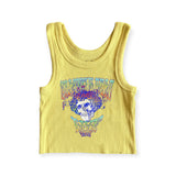 Rowdy Sprout Baby Grateful Dead Ribbed Tank ~ Yellow