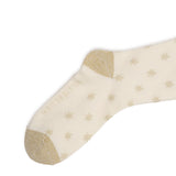 Billieblush Metallic Stars Tights ~ Ivory