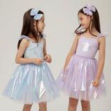 Petite Hailey Lily Shell Tutu Dress ~ Sky Blue