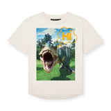 Rock Your Kid Dino Roar T-Shirt ~ Cream