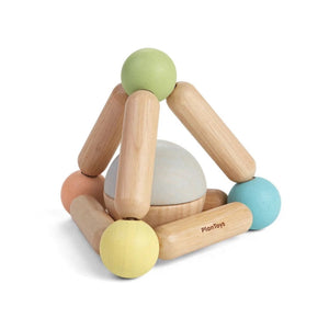 PlanToys Triangle Clutching Toy ~ Pastel