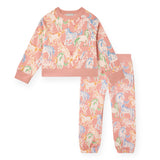 Stella McCartney Girls Prairie Horses Tracksuit ~ Pink