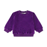 Molo Baby Disc Velour Sweatshirt & Simeon Sweatpants Set ~ Warm Purple