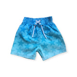 Mish Baby Gradient Star Board Shorts ~ Turquoise