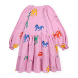 Bobo Choses Wonder Horse Printed Woven Dress ~ Pink