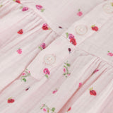 Petit Bateau Sleeveless Berry Print Bubble ~ Pink