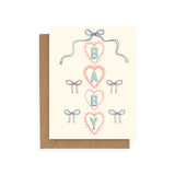 Adelfi Bows Baby Card