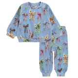 Molo Baby Disc Sweatshirt & Simeon Sweatpants Set ~ Mini Bows