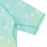 Molo Neptune Rashguard & Niko Swim Trunks Set ~ Palmtree Smile