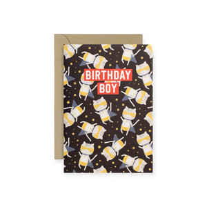 Mifkins Birthday Boy Card ~ Superhero
