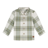 Babyface Baby l/s Plaid Shirt ~ Frog