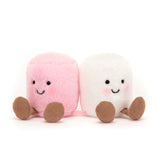 Jellycat Amuseables Pink and White Marshmallows