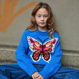 Molo Gulda Knit Sweater 7-12 ~ Butterfly Knit