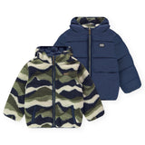 Babyface Boys Reversible Winter Jacket ~ Indigo