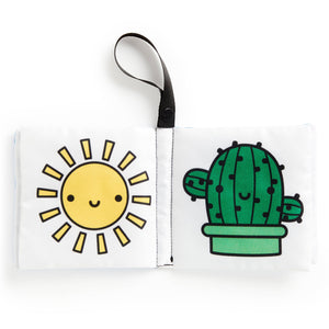 Mudpuppy Rainbow World Crinkle Fabric Stroller Book