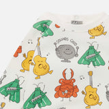 Stella McCartney Baby Boy Bug Band Sweatshirt & Joggers Set ~ White Multi