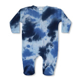 Baby Steps Tie Dye Zip Footie ~ Harper