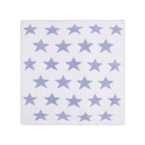 Angel Dear Chenille Blanket ~ Dusty Blue Stars