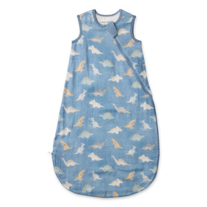 Loulou Lollipop Muslin Sleep Bag ~ Dinosaur Stomp
