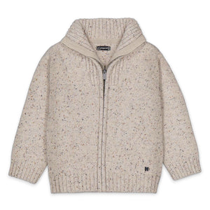 Mayoral Boys Knit Zip Sweater ~ Tweed