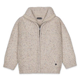 Mayoral Boys Knit Zip Sweater ~ Tweed