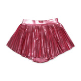 MIA New York Sleeveless Crop Top & Studded Skort Set ~ White/Pink