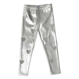 MIA New York Heart Leggings ~ Silver