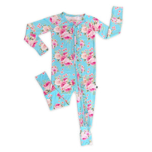 Lev Baby Ruffled Zipper Convertible Romper ~ Alana