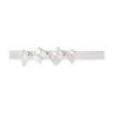 Bari Lynn Small Crystalized Bow on Elastic Baby Headband
