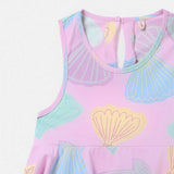 Stella McCartney Girls Shells Sleeveless Jersey Dress ~ Pink