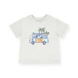 Mayoral Baby Boy Lenticular Surf Van T-Shirt ~ White
