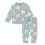 Stella McCartney Baby Girl Birds Tracksuit Set ~ Sage