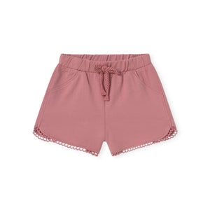 Mayoral Baby Girl Soft Shorts ~ Blush