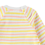 Molo Baby Dora Sweatshirt & Signe Shorts Set ~ Sun Melon Stripe